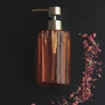 Floral Body Oil in a glass jar with pump